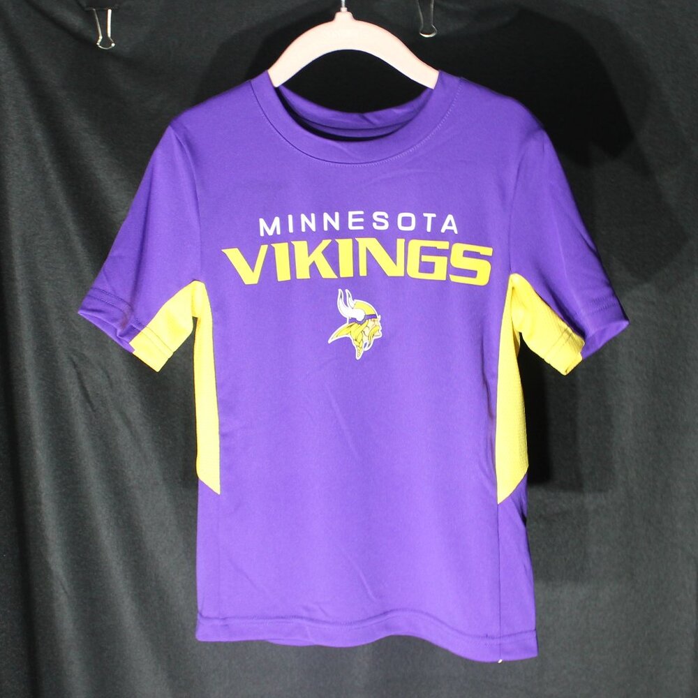 NFL - Minnsota Vikings Purple and Gold Jersey - Youth 4 - Small